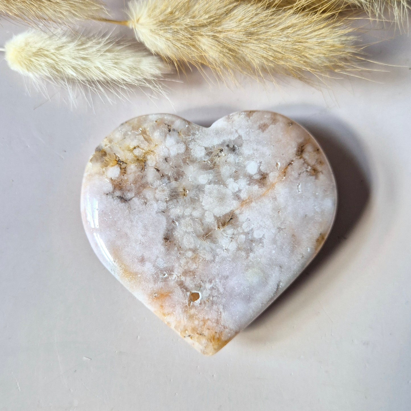 Edelsteen Druzy Pink Amethist Hart 135g (Roze Amethist)