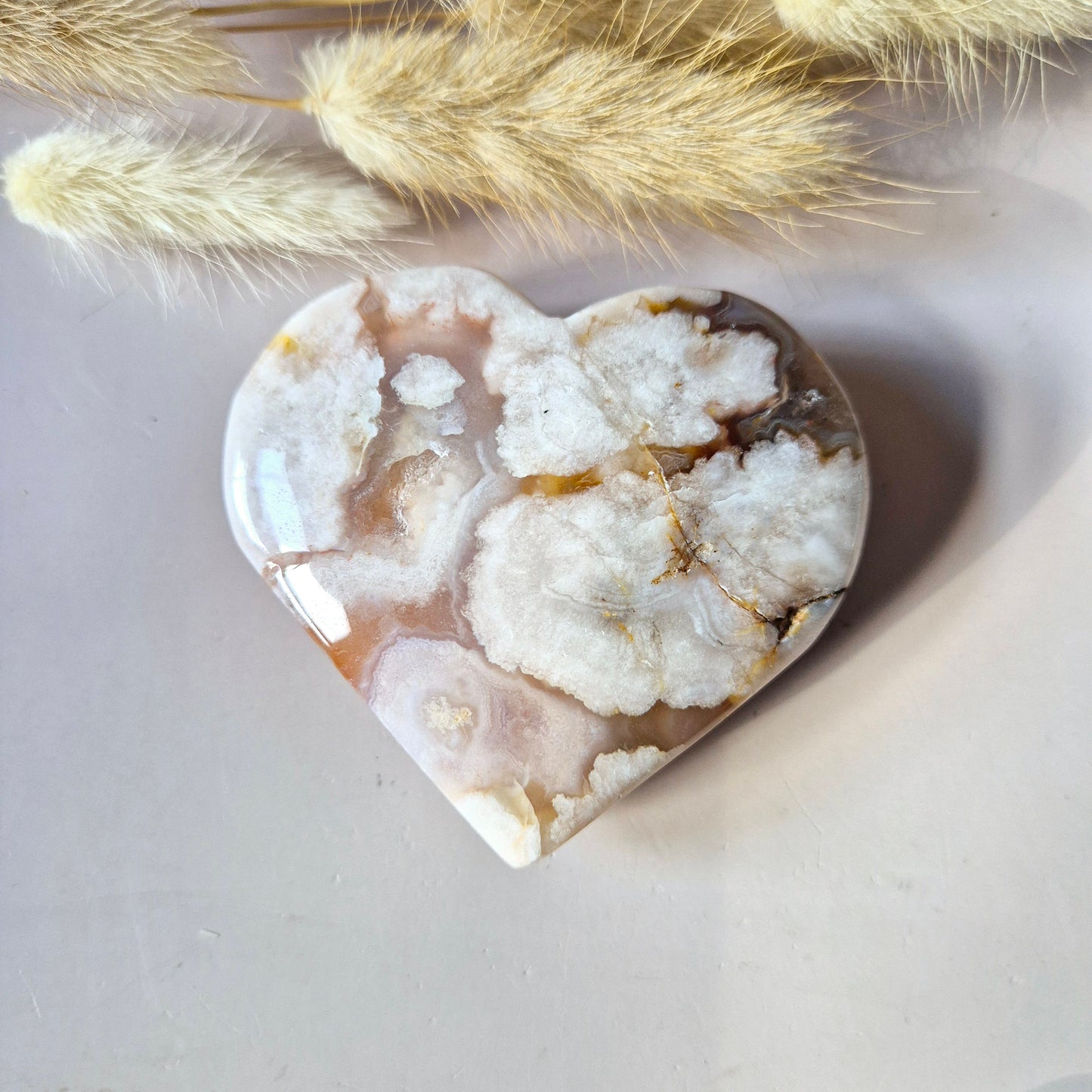 Edelsteen Druzy Pink Amethist Hart 160g (Roze Amethist)