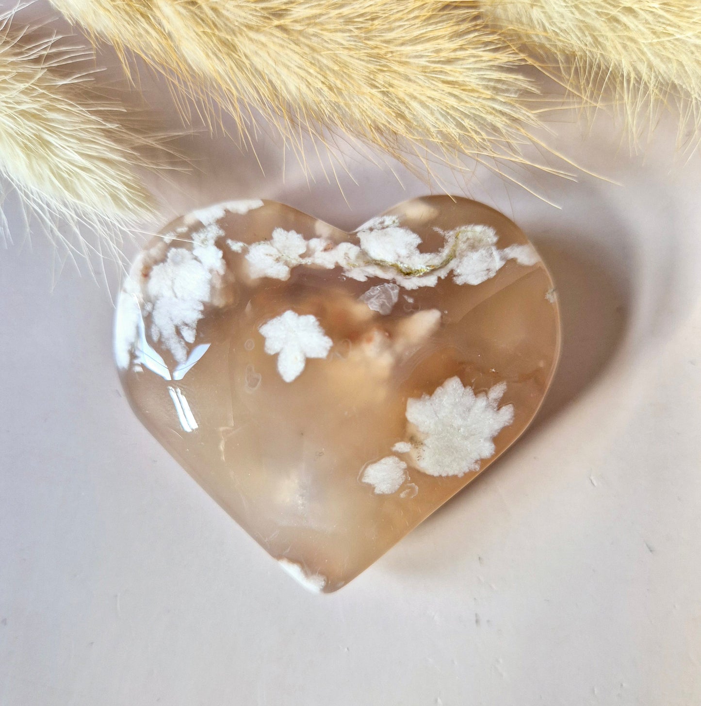 Edelsteen Druzy Pink Amethist Hart 64g (Roze Amethist)