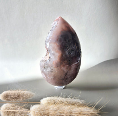 Pink Amethist ei 336 gram met druzy – roze kristal voor liefde, heling en rust – Moonlight Gemstones