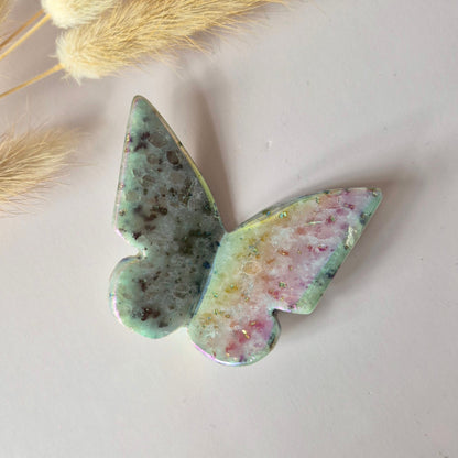 Edelsteen Angel Aura Vlinder  6x5 cm – Kiwi stone