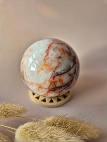 XL Fire Quartz Kristallen Bol – 73 mm (527g)| Energieversterkende Edelsteen voor Kracht en Focus (kopie)