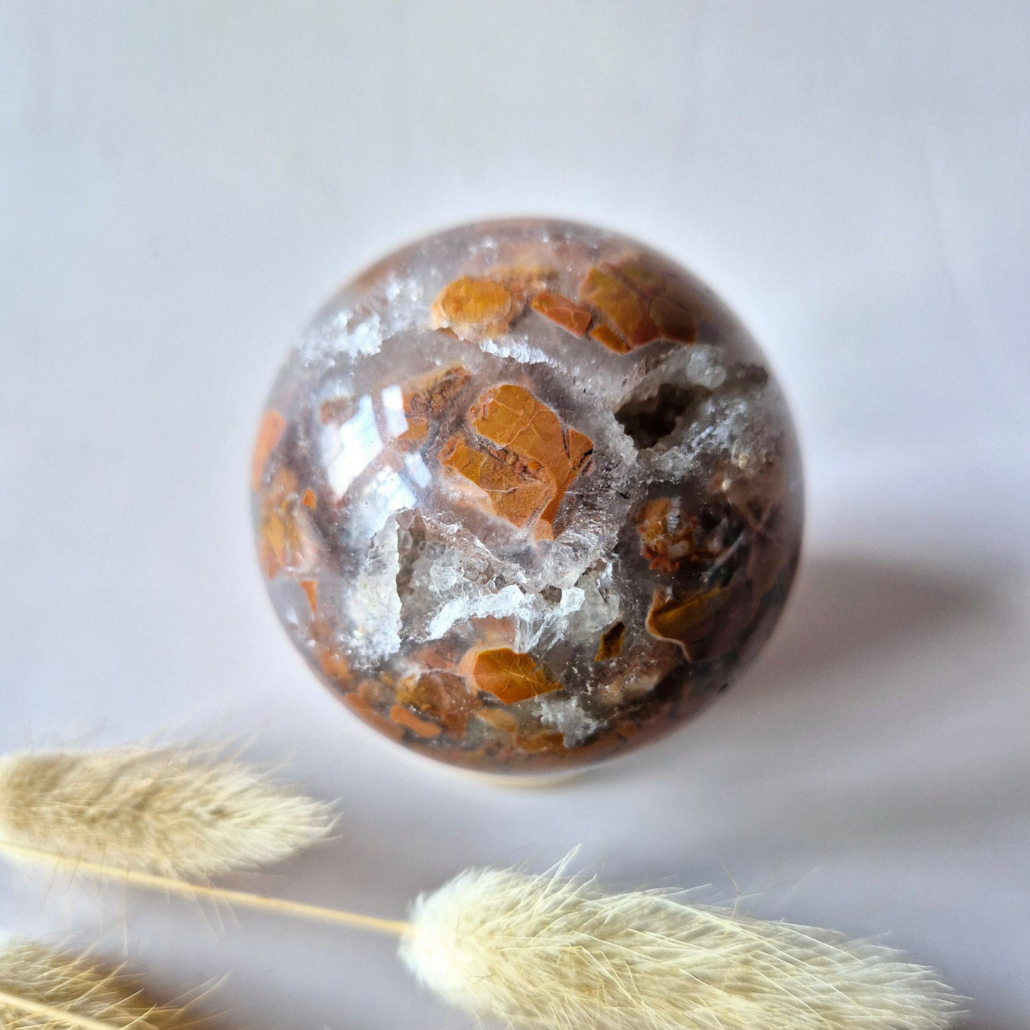 Edelsteen Druzy Agaat Bol – Harmonie, Rust & Positieve Energie (282g) Sphere