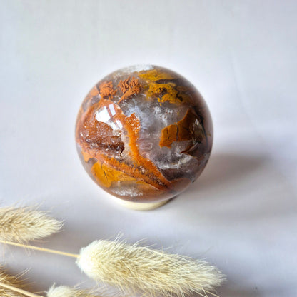 Edelsteen Druzy Agaat Bol – Harmonie, Rust & Positieve Energie (278g) Sphere