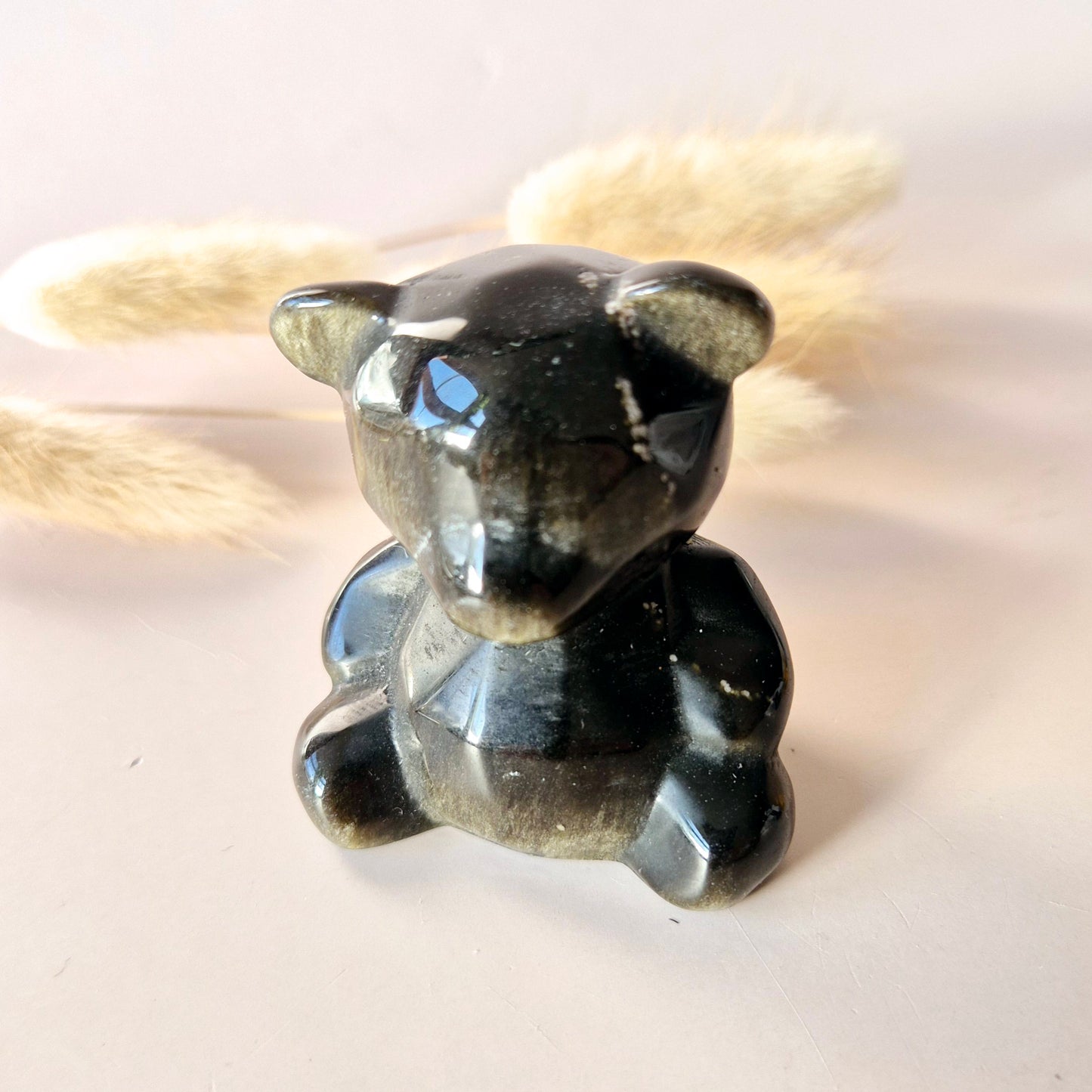 Edelsteen Crystal Carving Beer – Golden Obsidian