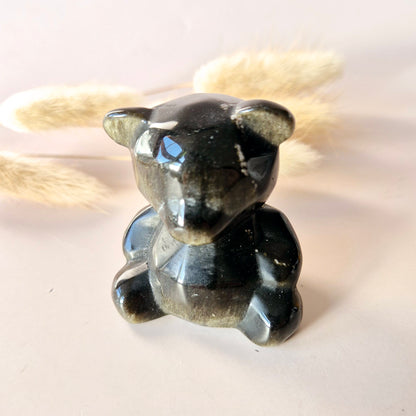 Edelsteen Crystal Carving Beer – Golden Obsidian