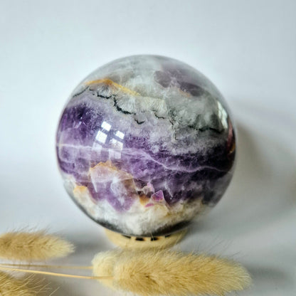 Kristall Edelstein Kugel Moosachat Druzy Kugel 90mm 971g