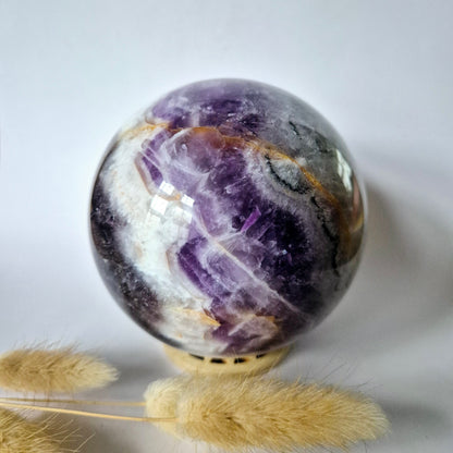 Kristall Edelstein Kugel Moosachat Druzy Kugel 90mm 971g