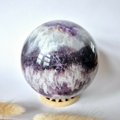 Kristall Edelstein Kugel Moosachat Druzy Kugel 90mm 971g