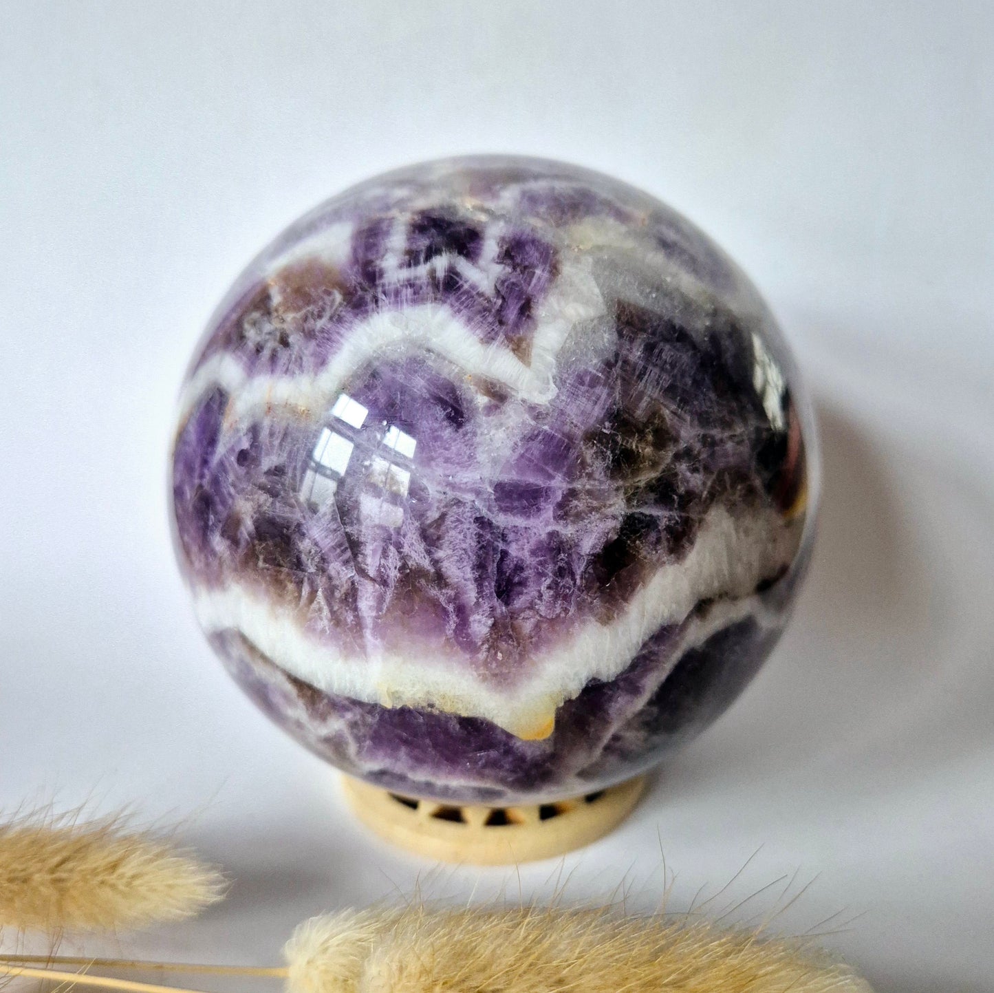 Kristall Edelstein Kugel Moosachat Druzy Kugel 90mm 971g