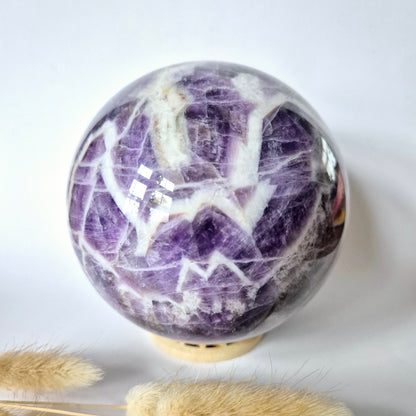 Kristall Edelstein Kugel Moosachat Druzy Kugel 90mm 971g