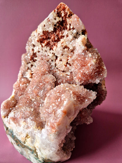 XXL Edelsteen Druzy Pink Amethist Geode van 2,5kg Freeform – Hoge Kwaliteit