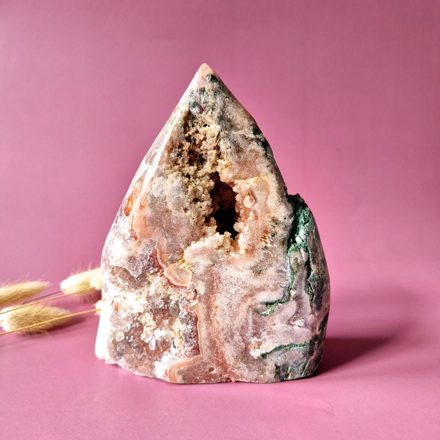 XXL Edelsteen Druzy Pink Amethist Geode van 2,5kg Freeform – Hoge Kwaliteit
