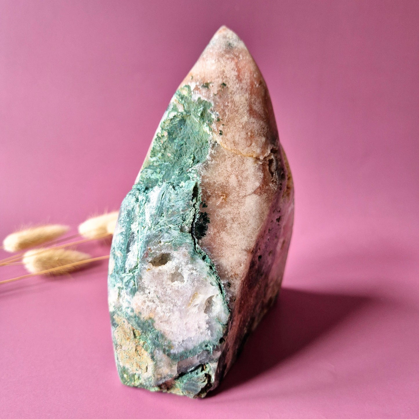 XXL Edelsteen Druzy Pink Amethist Geode van 2,5kg Freeform – Hoge Kwaliteit