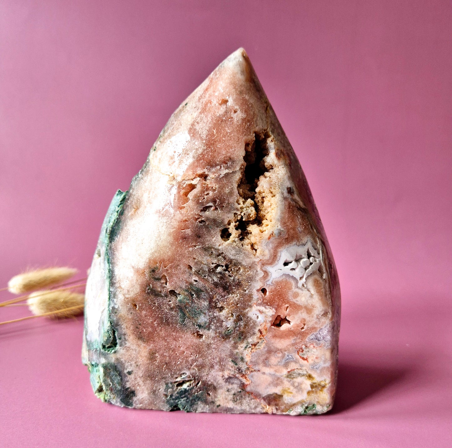 XXL Edelsteen Druzy Pink Amethist Geode van 2,5kg Freeform – Hoge Kwaliteit