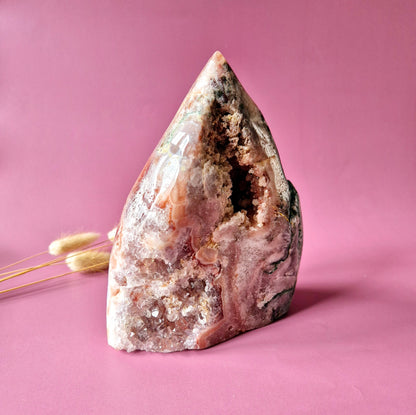 XXL Edelsteen Druzy Pink Amethist Geode van 2,5kg Freeform – Hoge Kwaliteit