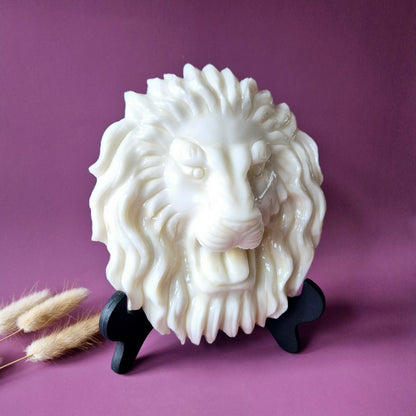 Großer weißer Jadeelefant aus Edelstein – 3 kg – Symbol für Weisheit, Glück und Schutz