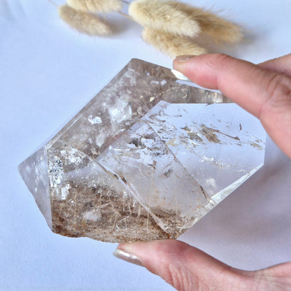 Zeldzame Golden Rutile Quartz Freeform Punt ±350 g