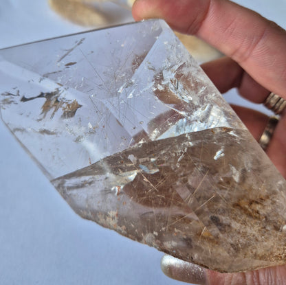 Zeldzame Golden Rutile Quartz Freeform Punt ±350 g
