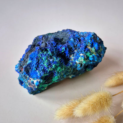 XL Druzy Seltener Azurit-Malachit Roh Wunderschöner Edelstein Nr. 10 360 Gramm – Funkelnde Naturkraft