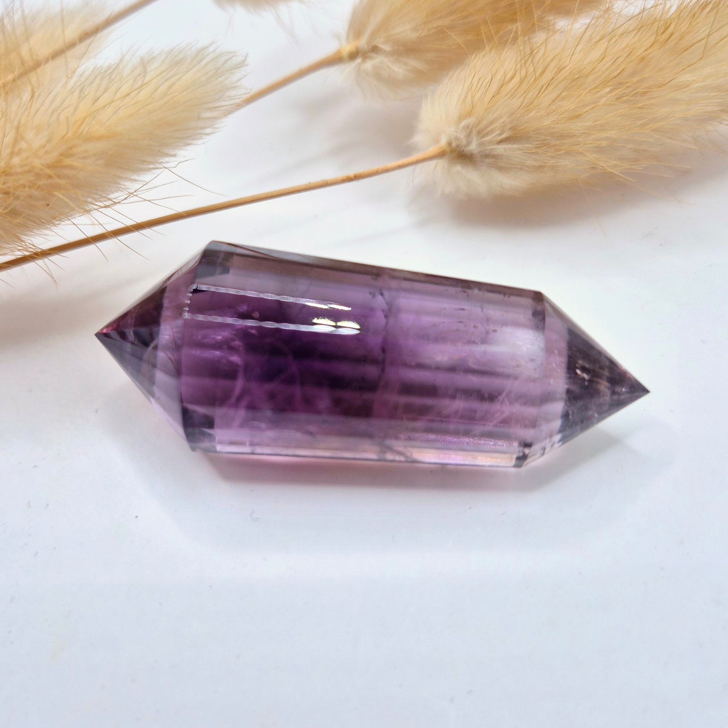 Edelsteen Hoge Kwaliteit Amethist Vogel Crystal (24 Facetten) - 5cm