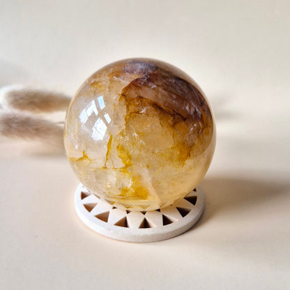 Edelsteen Golden Healer Bol – 60 mm