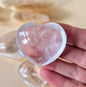 Edelsteen Heldere Bergkristal Hart 3-4cm