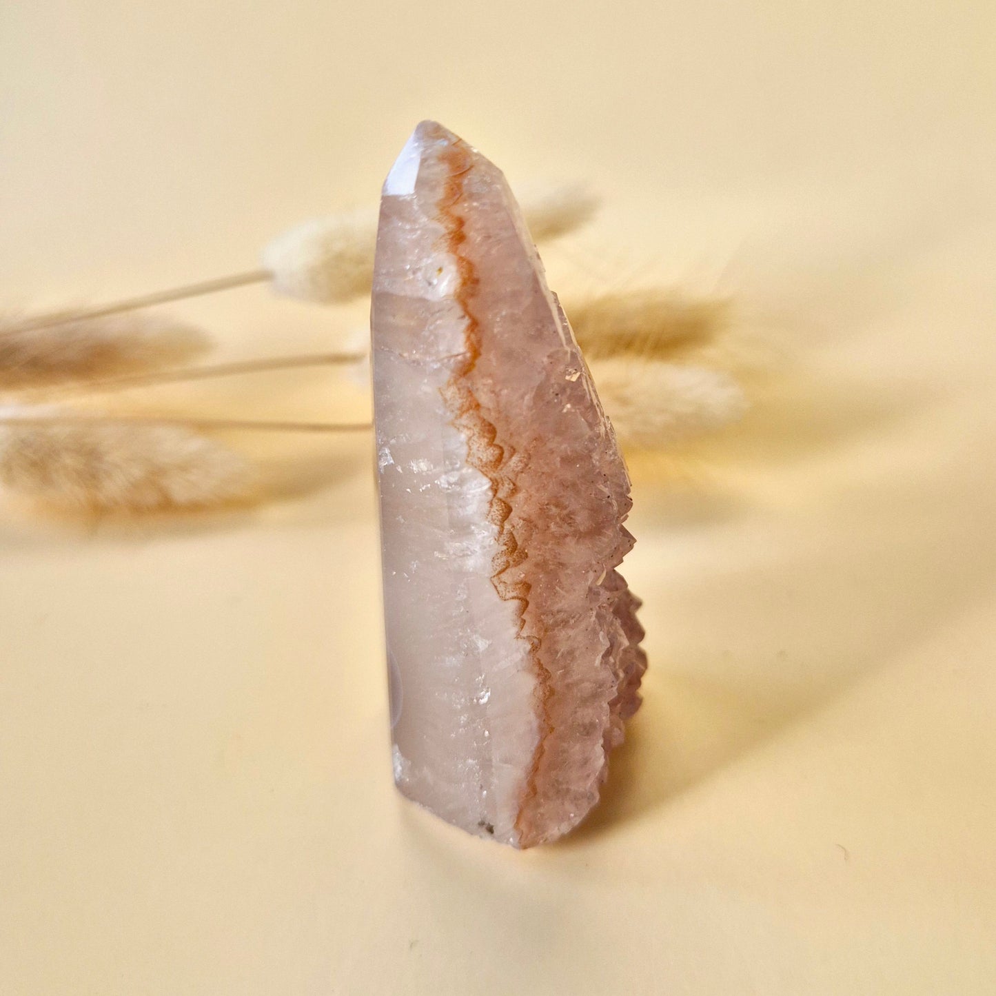 Druzy Grijze Agaat Diamant Staande Edelsteen Kristal - #5 75g