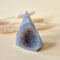 Druzy Grijze Agaat Diamant Staande Edelsteen Kristal - #10 83g