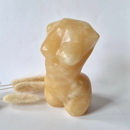 Edelsteinbüste einer Frau (8 cm) - Rosenquarz