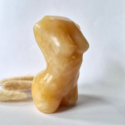 Edelsteinbüste einer Frau (8 cm) - Rosenquarz