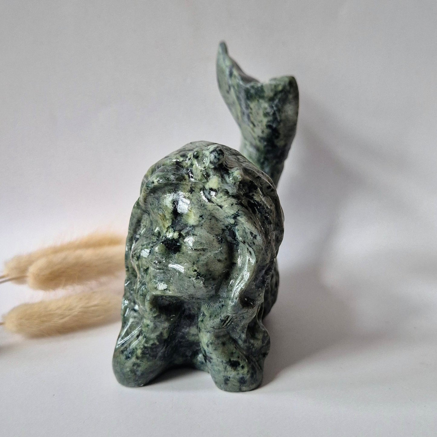 Edelsteinbüste einer Frau (8 cm) - Rosenquarz