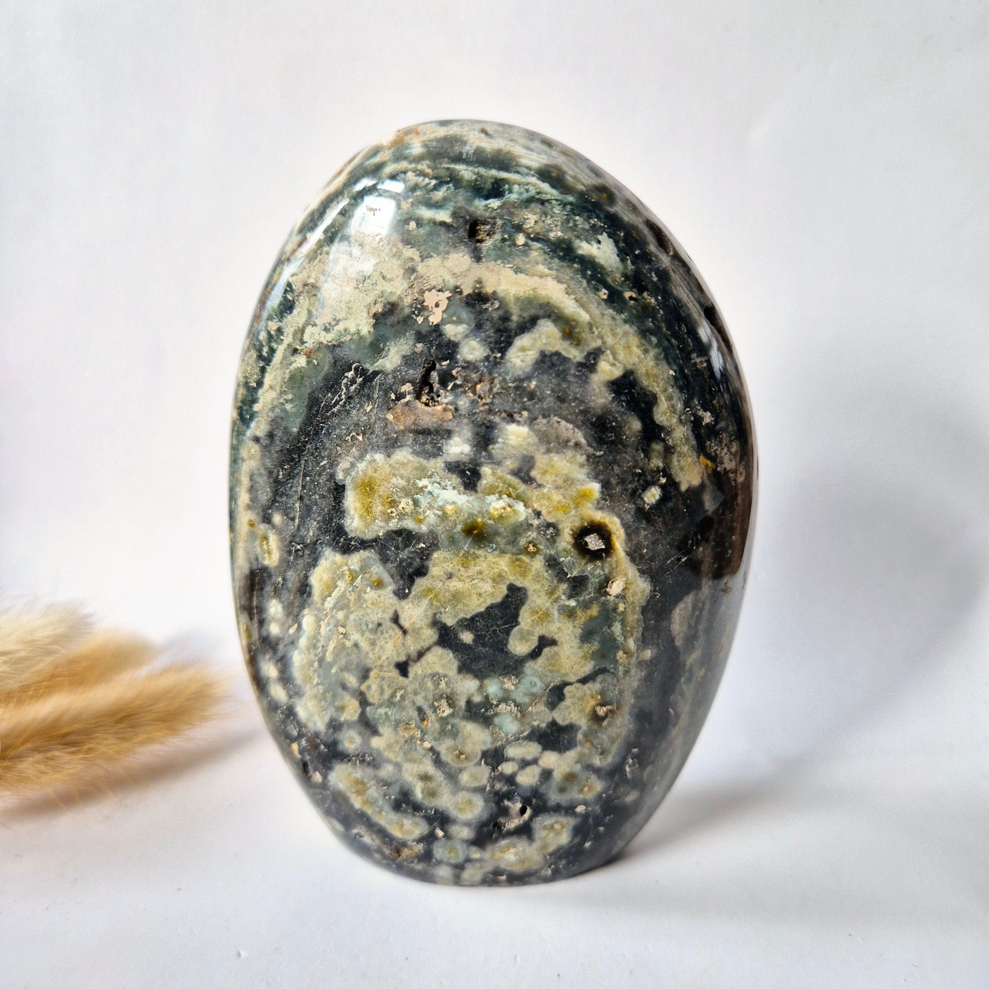 Edelsteen Spiritueel Statement piece Ocean Jasper Freeform – 511 gram