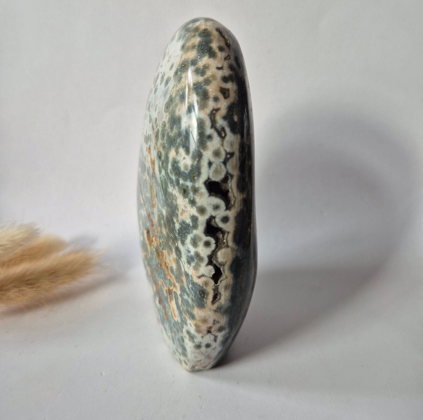 Edelsteen Spiritueel Statement piece Ocean Jasper Freeform – 511 gram