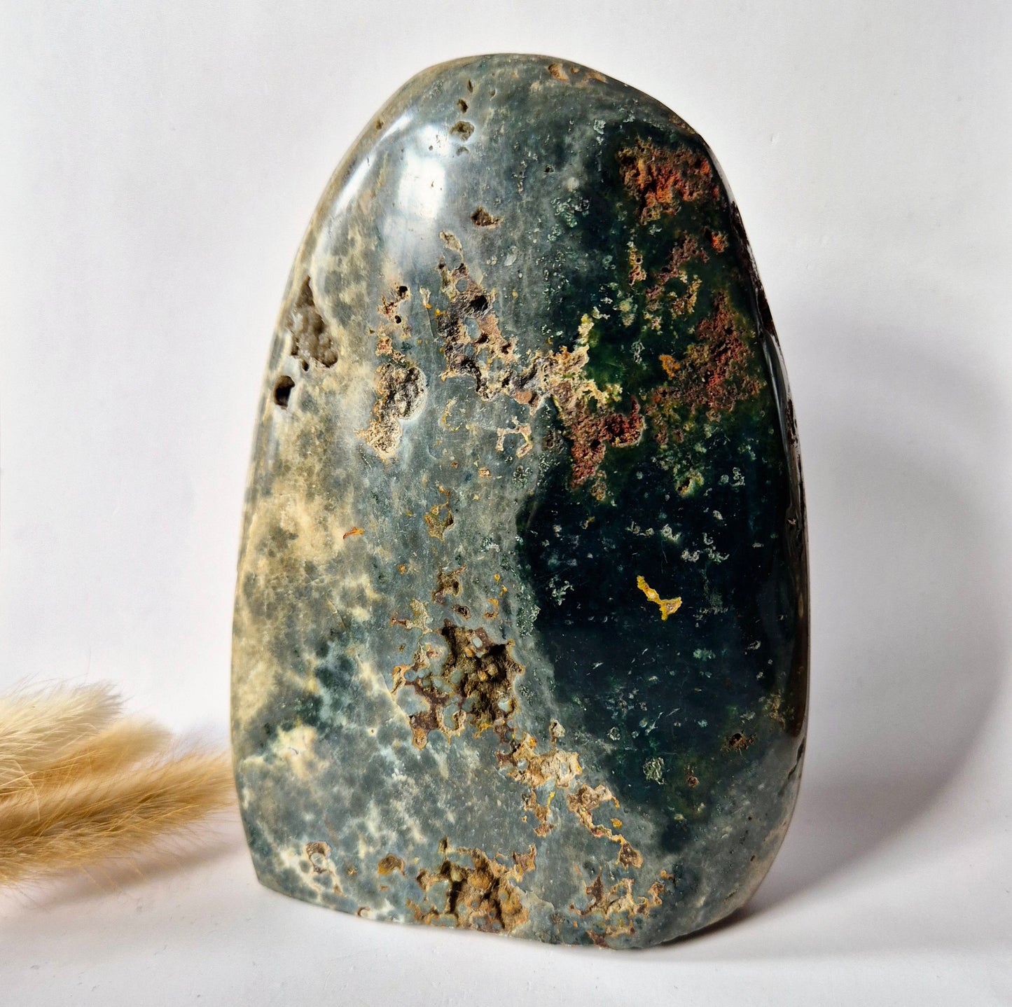 Edelsteen Spiritueel Statement piece Ocean Jasper Freeform – 1076 gram