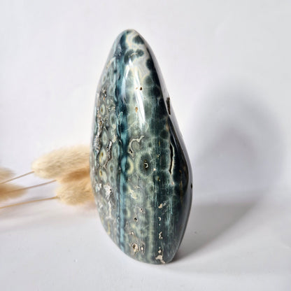 Edelsteen Spiritueel Statement piece Ocean Jasper Freeform – 474 gram