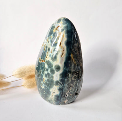 Edelsteen Spiritueel Statement piece Ocean Jasper Freeform – 474 gram