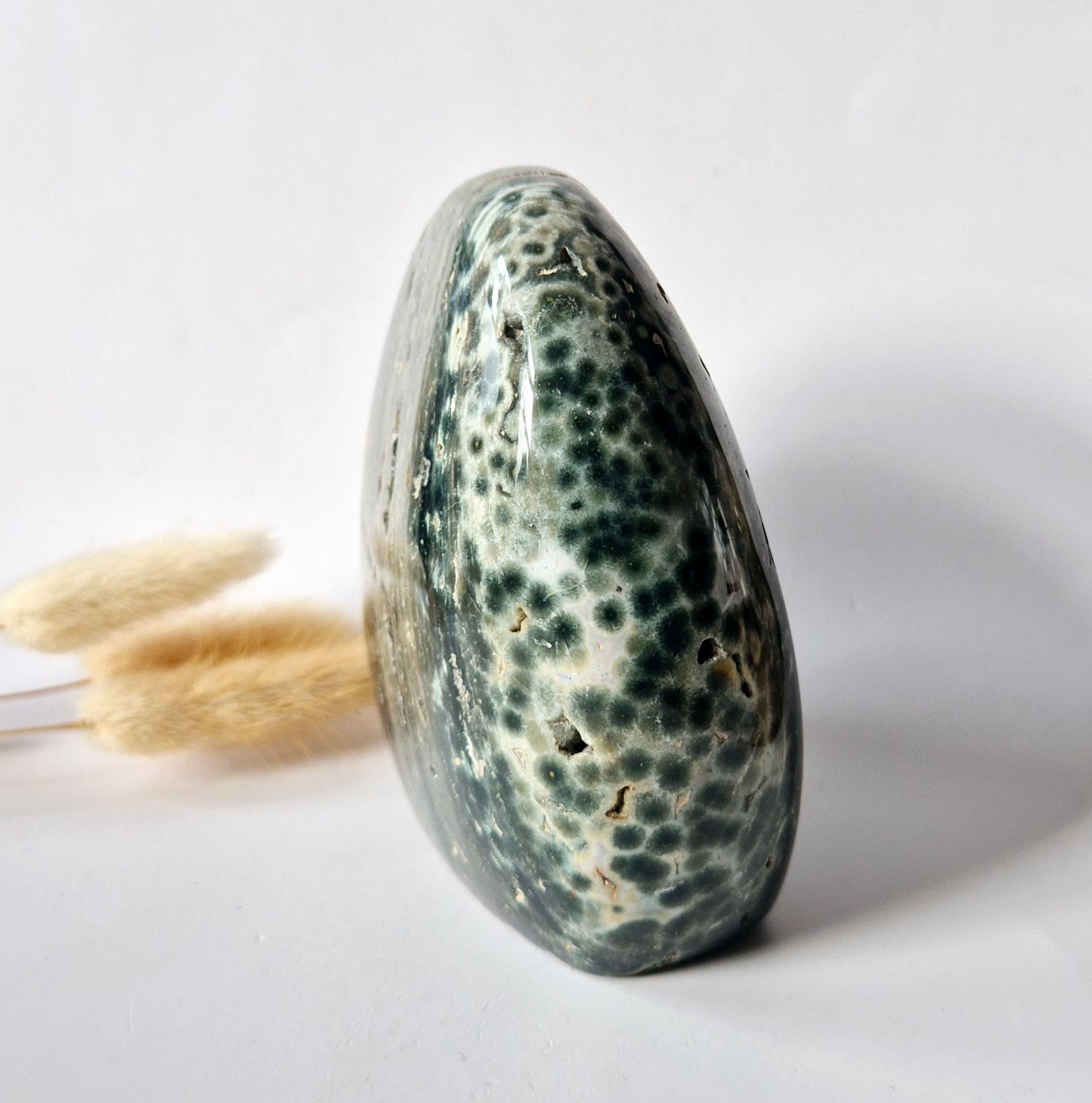 Edelsteen Spiritueel Statement piece Ocean Jasper Freeform – 853 gram