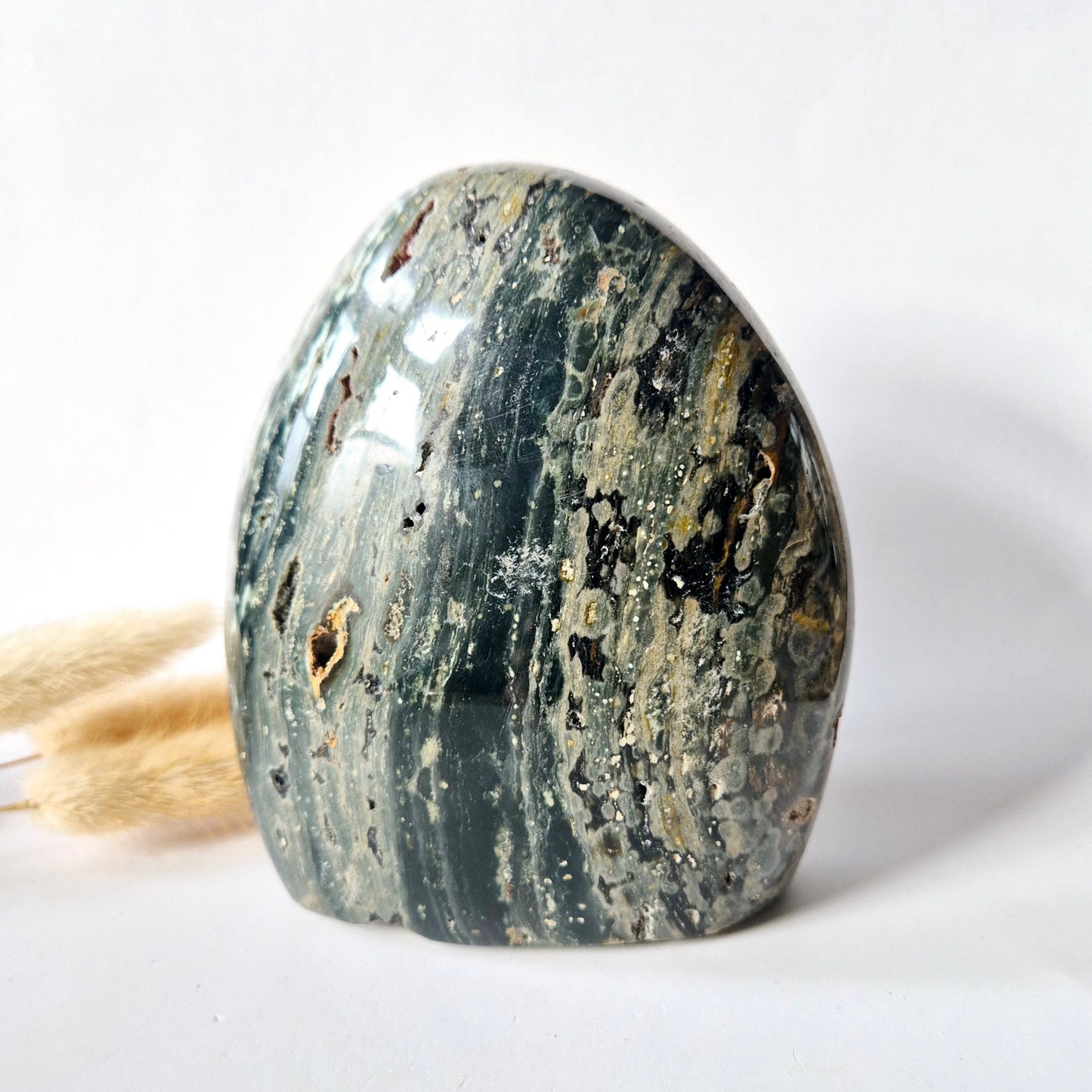 Edelsteen Spiritueel Statement piece Ocean Jasper Freeform – 853 gram