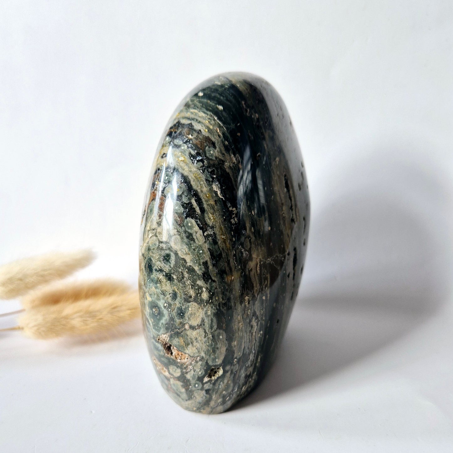 Edelsteen Spiritueel Statement piece Ocean Jasper Freeform – 853 gram