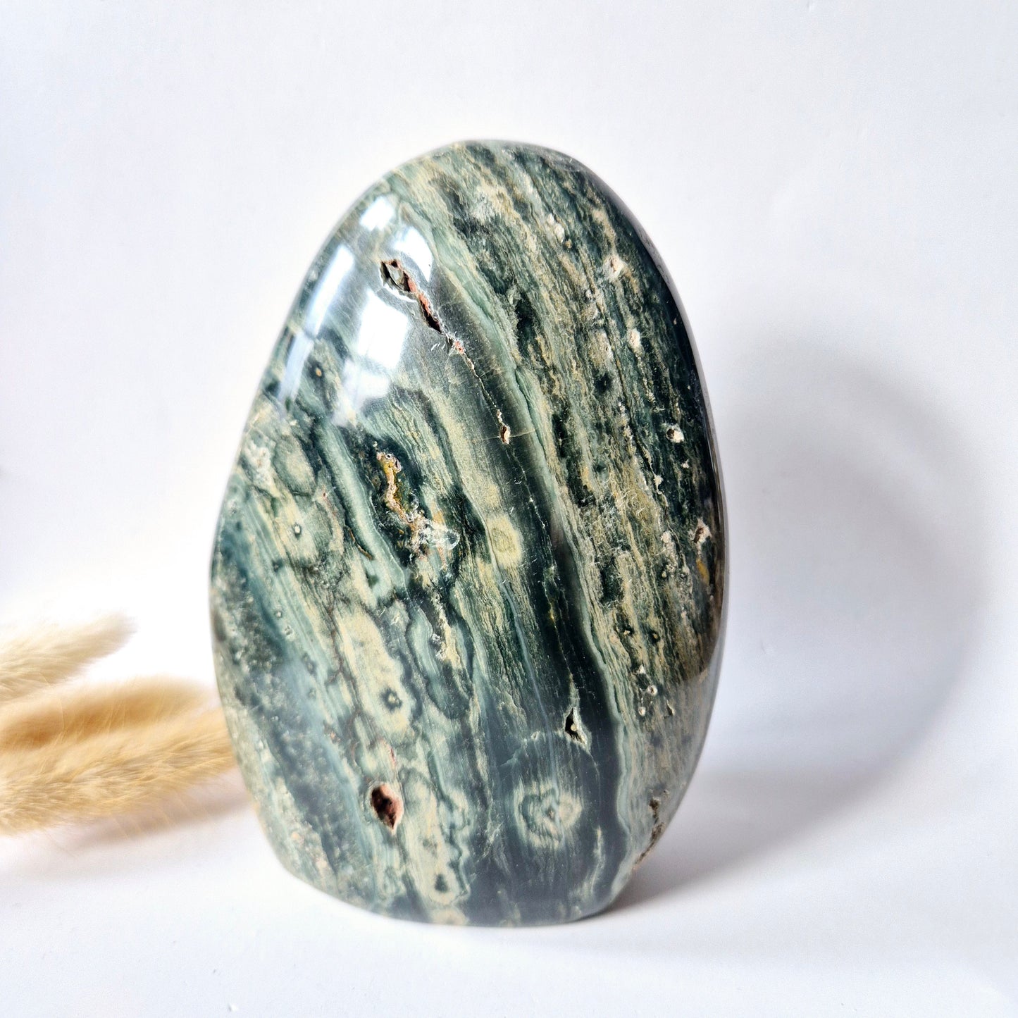 Edelsteen Spiritueel Statement piece Ocean Jasper Freeform – 847 gram
