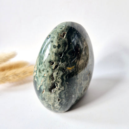 Edelsteen Spiritueel Statement piece Ocean Jasper Freeform – 447 gram