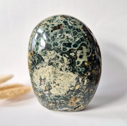 Edelsteen Spiritueel Statement piece Ocean Jasper Freeform – 1100 gram