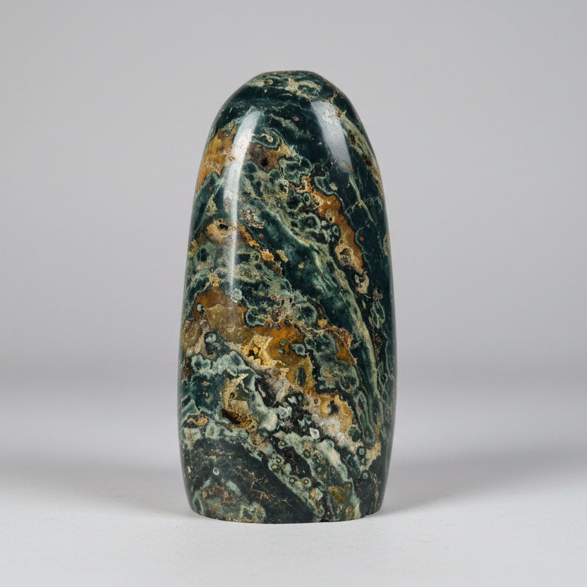 Edelstein Coelestin Handschmeichler (6-8 cm) – Engelfrieden &amp; spirituelle Verbindung Handschmeichler Sorgenstein