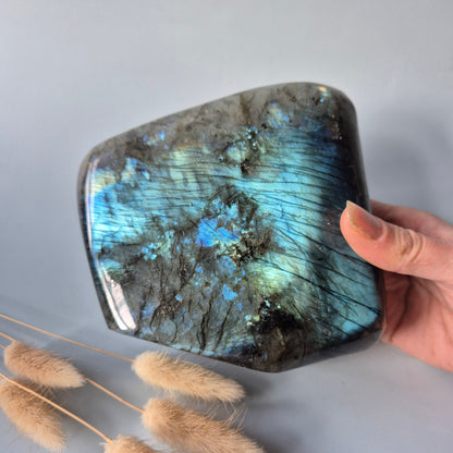 XXL Labradoriet Freeform van 1600g – Intense Flash & Spirituele Bescherming