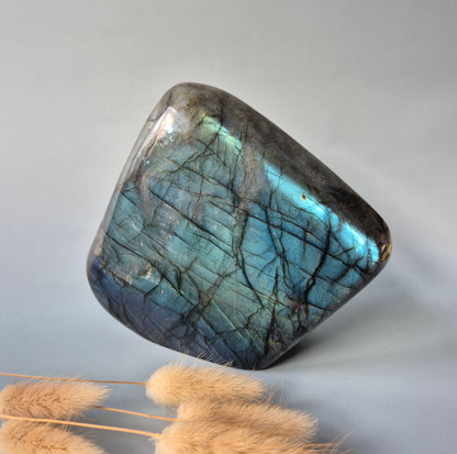 XXL Labradoriet Freeform van 1600g – Intense Flash & Spirituele Bescherming