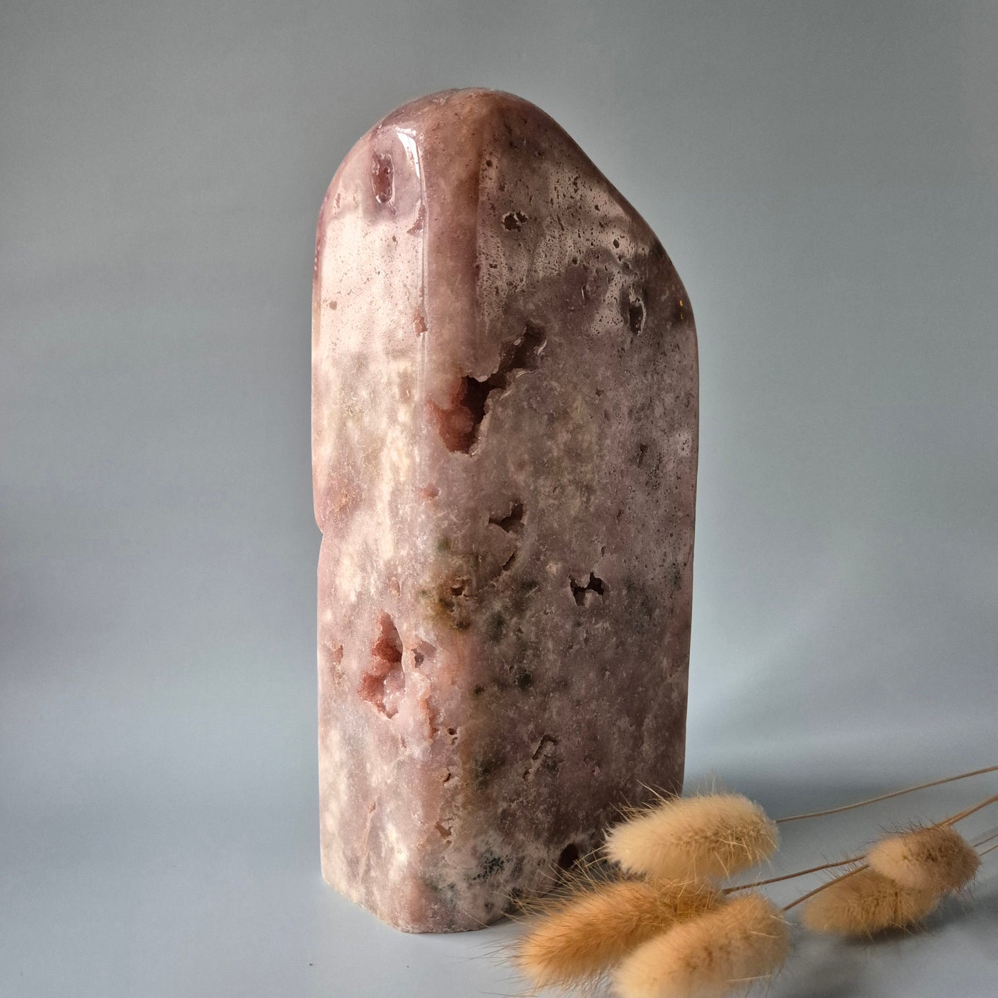 XXL Edelsteen Druzy Pink Amethist Geode Freeform van 3675 gram Statement Piece