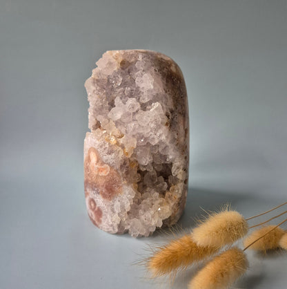 Druzy Pink Amethyst Freeforms &amp; Flames – Magische, sanfte Energie