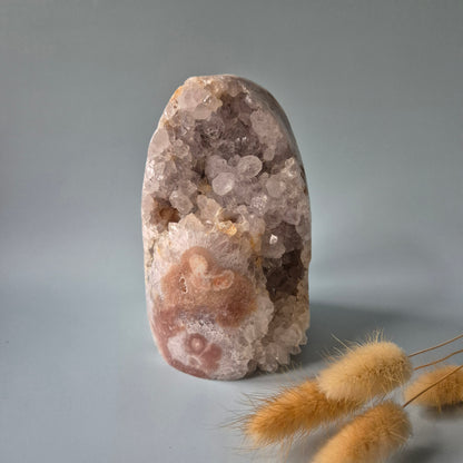 Druzy Pink Amethyst Freeforms &amp; Flames – Magische, sanfte Energie