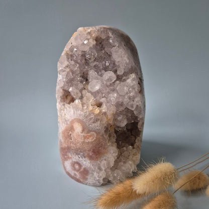 Druzy Pink Amethyst Freeforms &amp; Flames – Magische, sanfte Energie